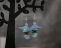 Blue Flower Earrings
