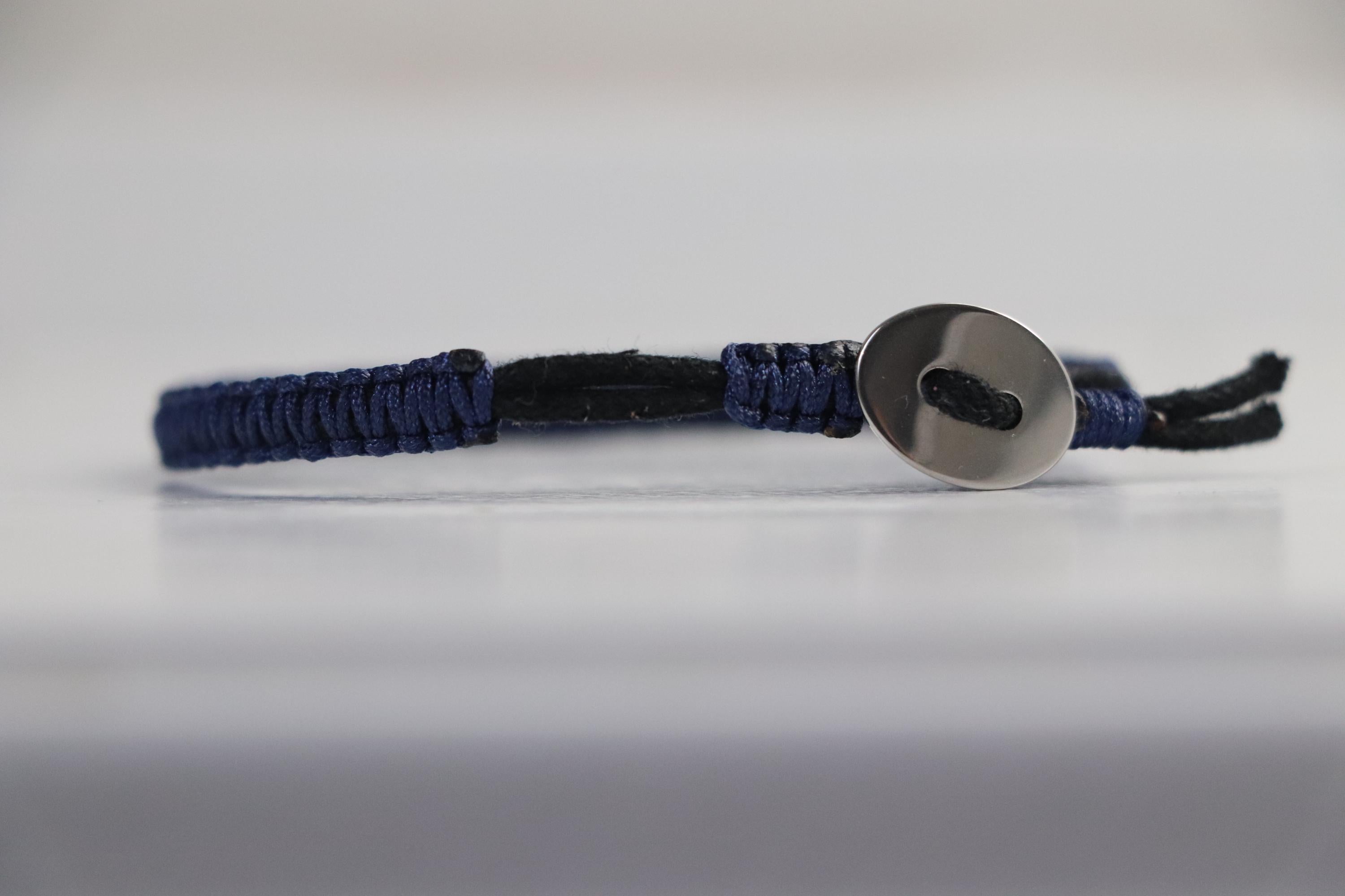Blue & White Love Triple Unisex Bracelet 011