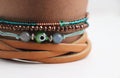 Brown & Green Triple Unisex Bracelet Set  003
