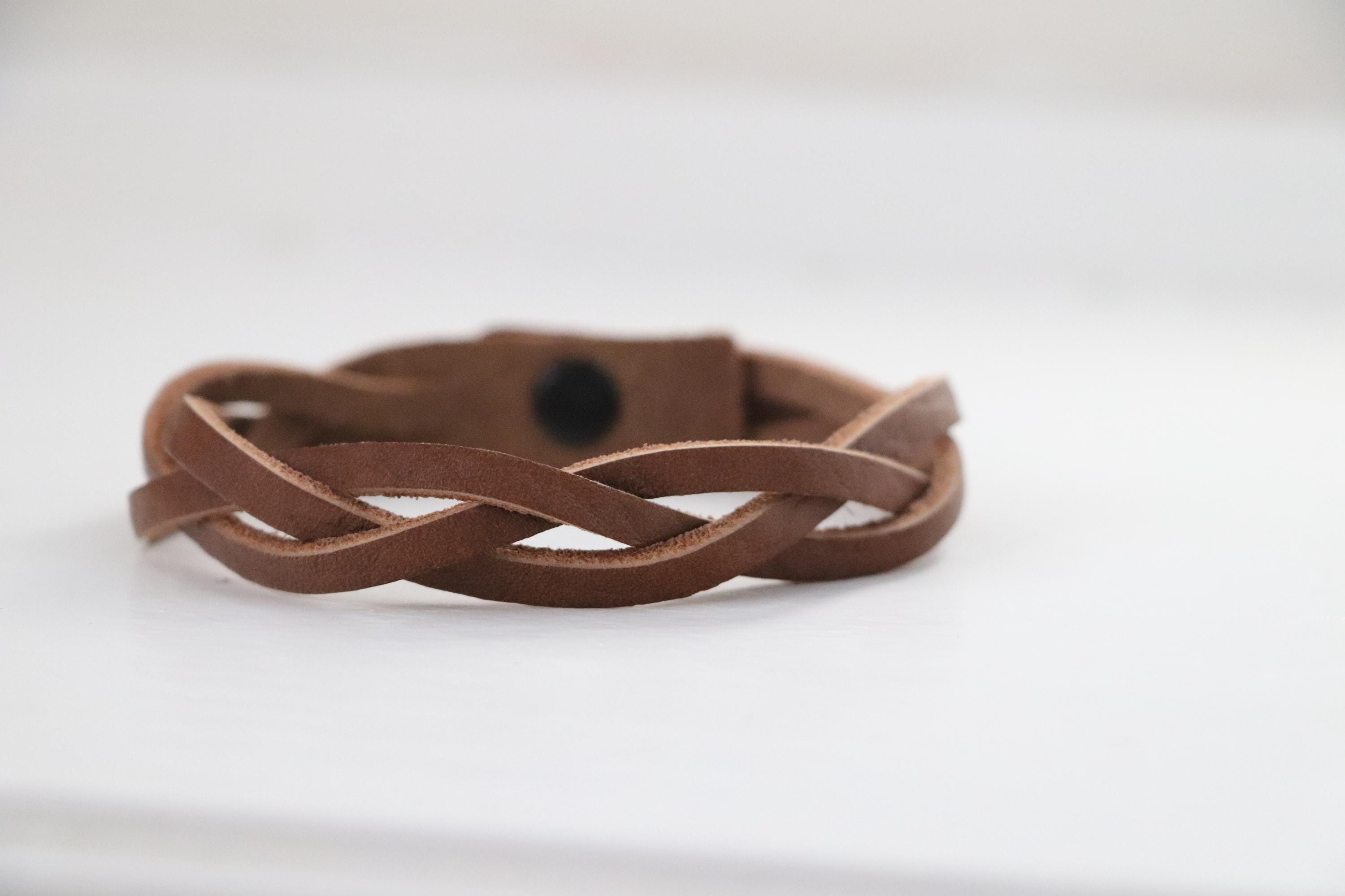 Brown 3-Piece Unisex Bracelet Set 004