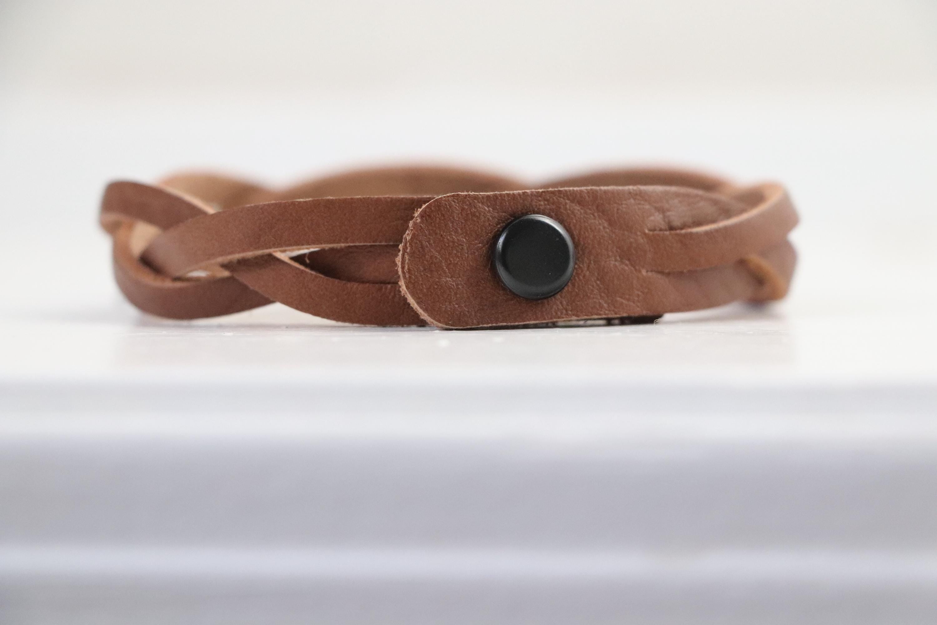 Brown 3-Piece Unisex Bracelet Set 004