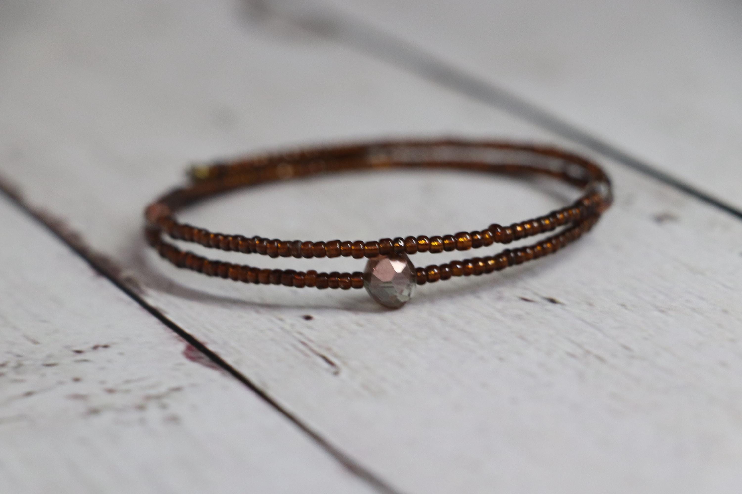 Brown & Yellow Love Triple Unisex Bracelet 014