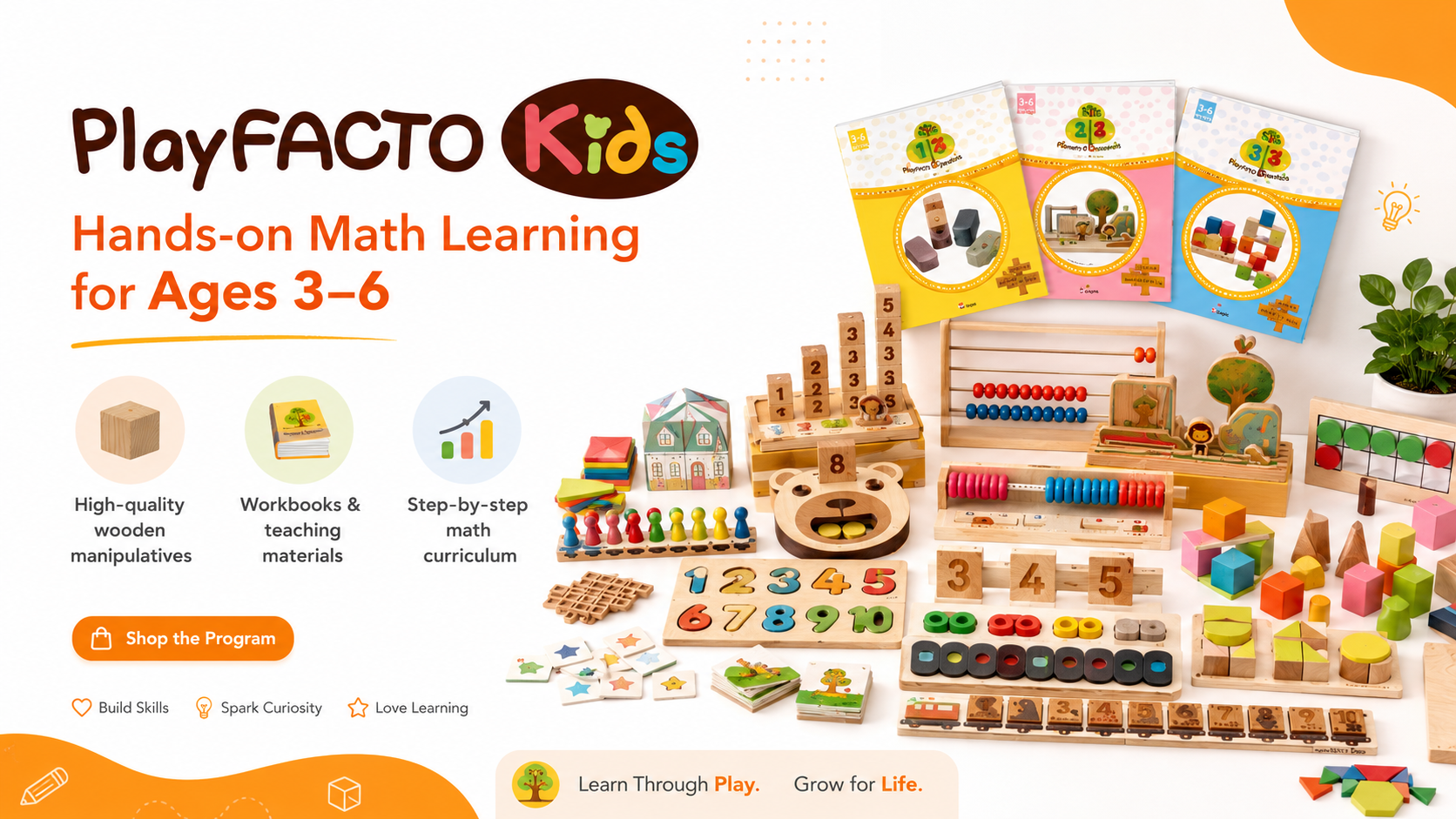 PlayFACTO Kids Math Learning Program Ages 3–6 | Educational Wooden Toys Calgary