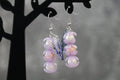 Cute Earrings with 3 Beads