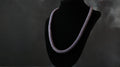 Dusty Purple Crochet Handmade Beaded Necklace