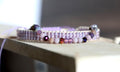 Elegant Lilac Beaded Needlework Bracelets 08– Set of 2 Handmade Bracelets in Soft Purple Tones