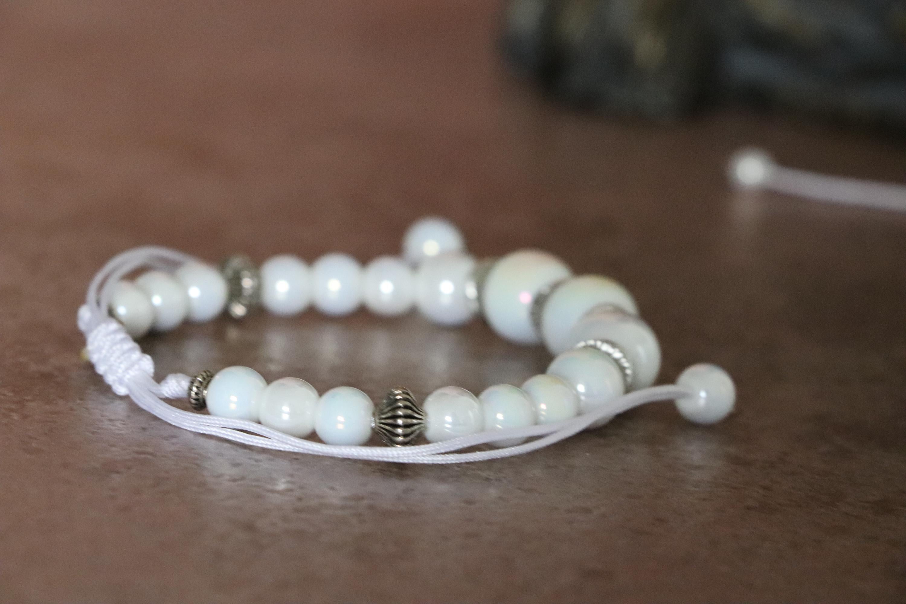 Elegant White Bracelet Set
