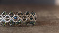 Gray Tone Macrame Bracelet for Women with Matching Beads
