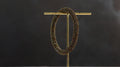 Green Brown Knitted Stretch Bracelet for Women