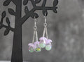 Green Dangle Earrings