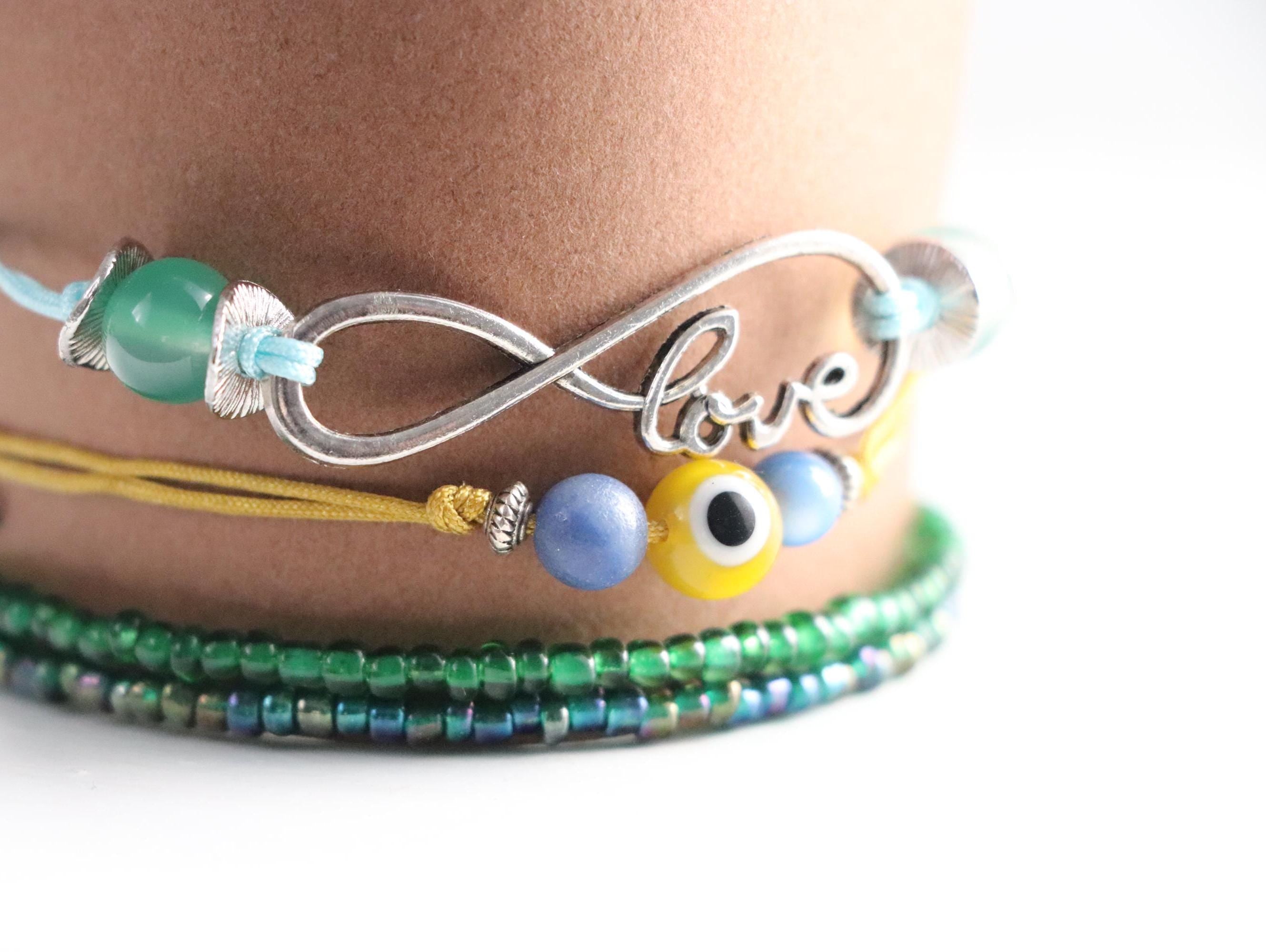 Green Love Triple Unisex Bracelet 012