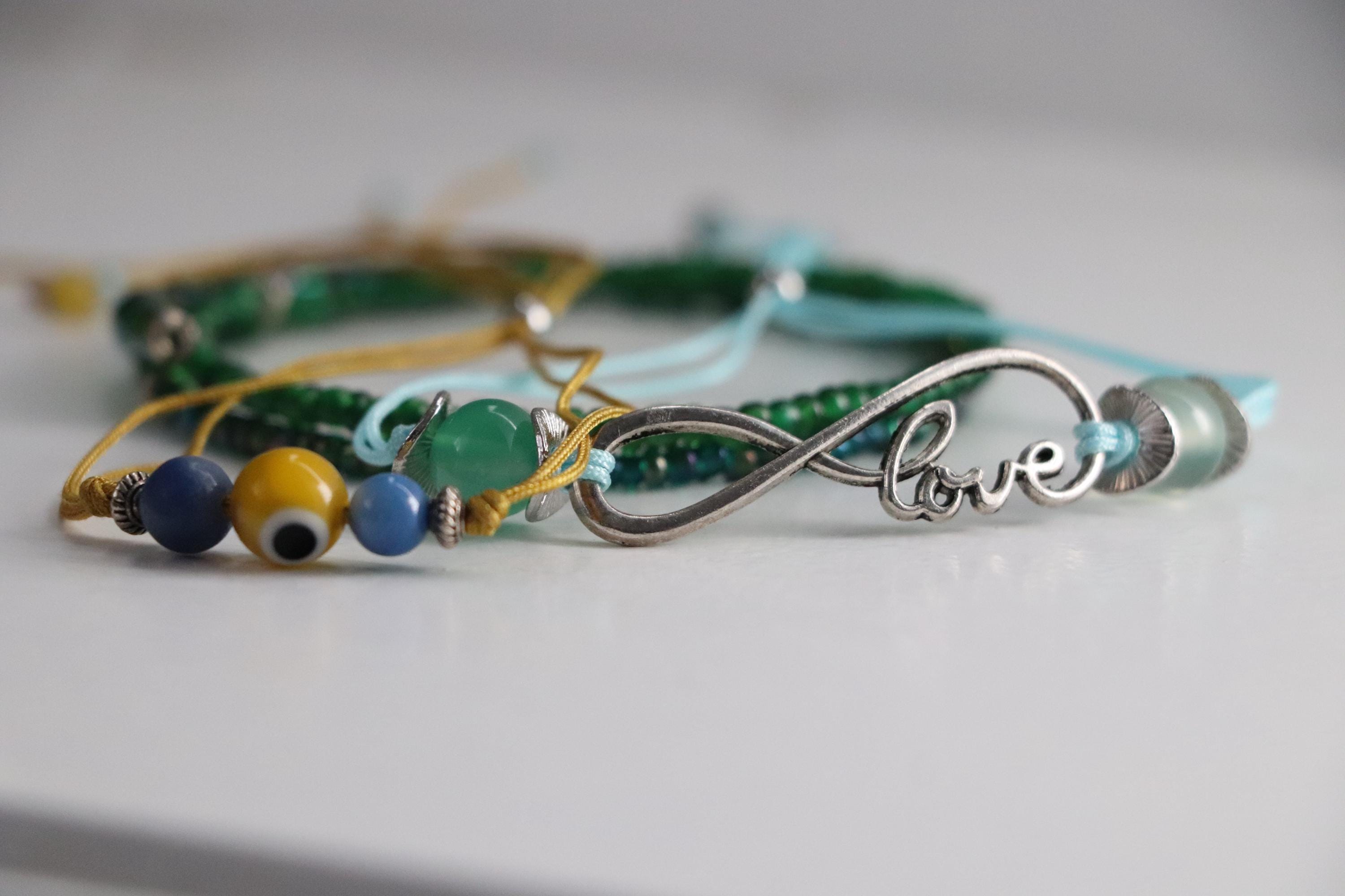 Green Love Triple Unisex Bracelet 012