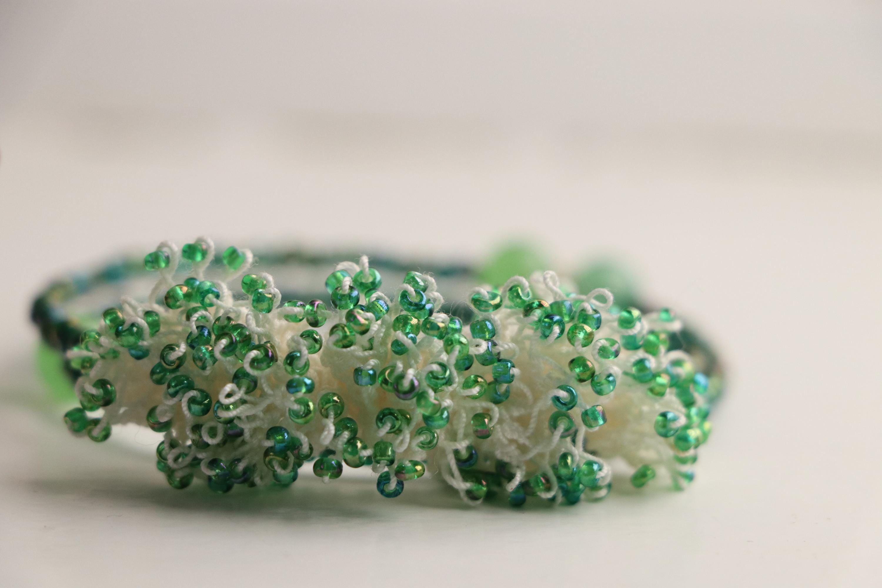 Green Red Creme Triple Unisex Bracelet Set 007