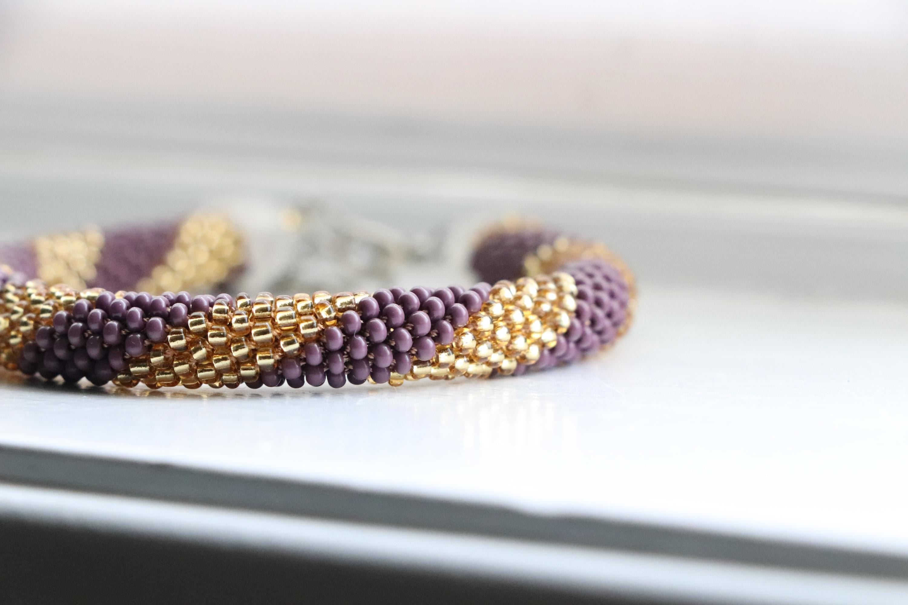 Hand-Crocheted Spiral Bracelet