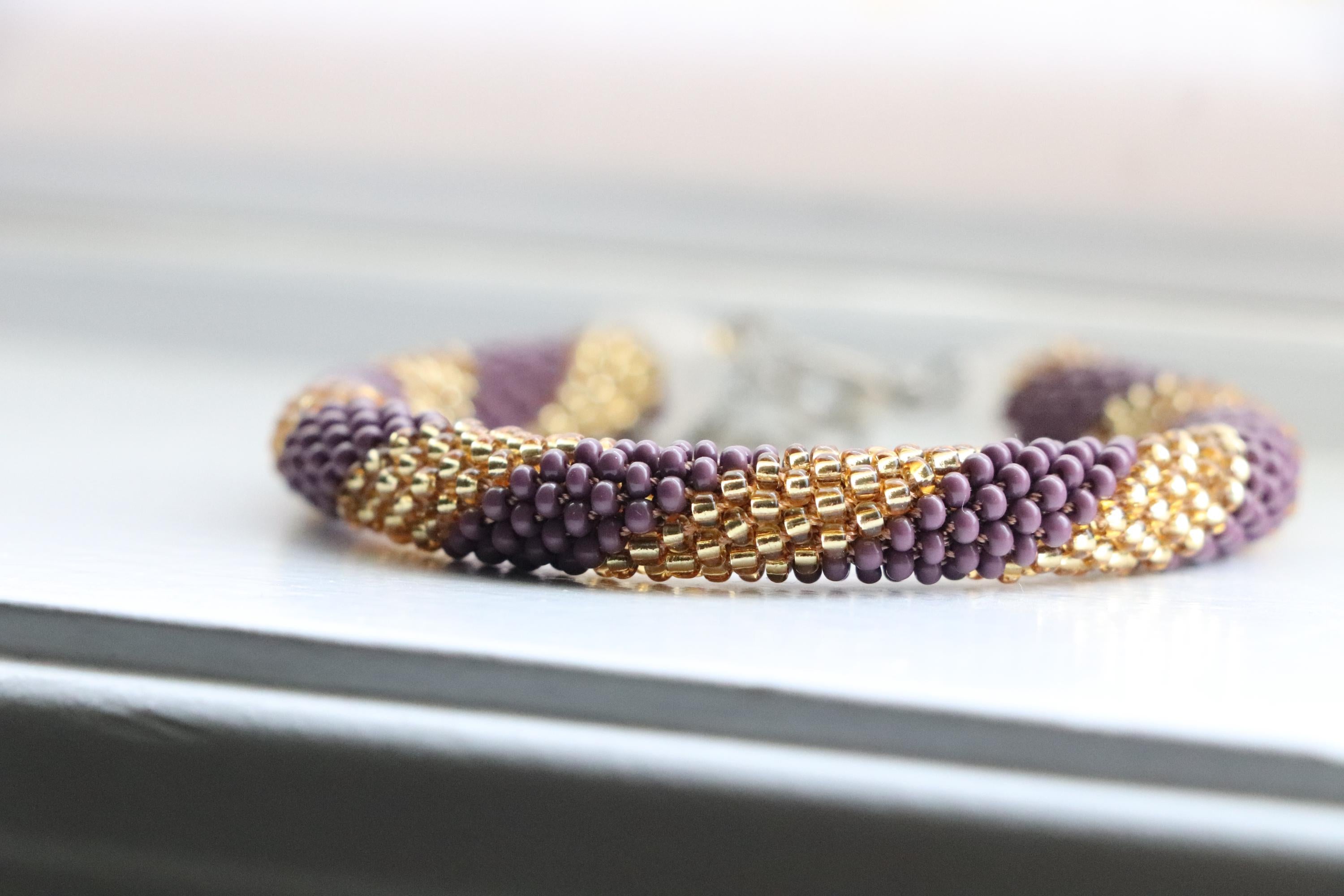 Hand-Crocheted Spiral Bracelet
