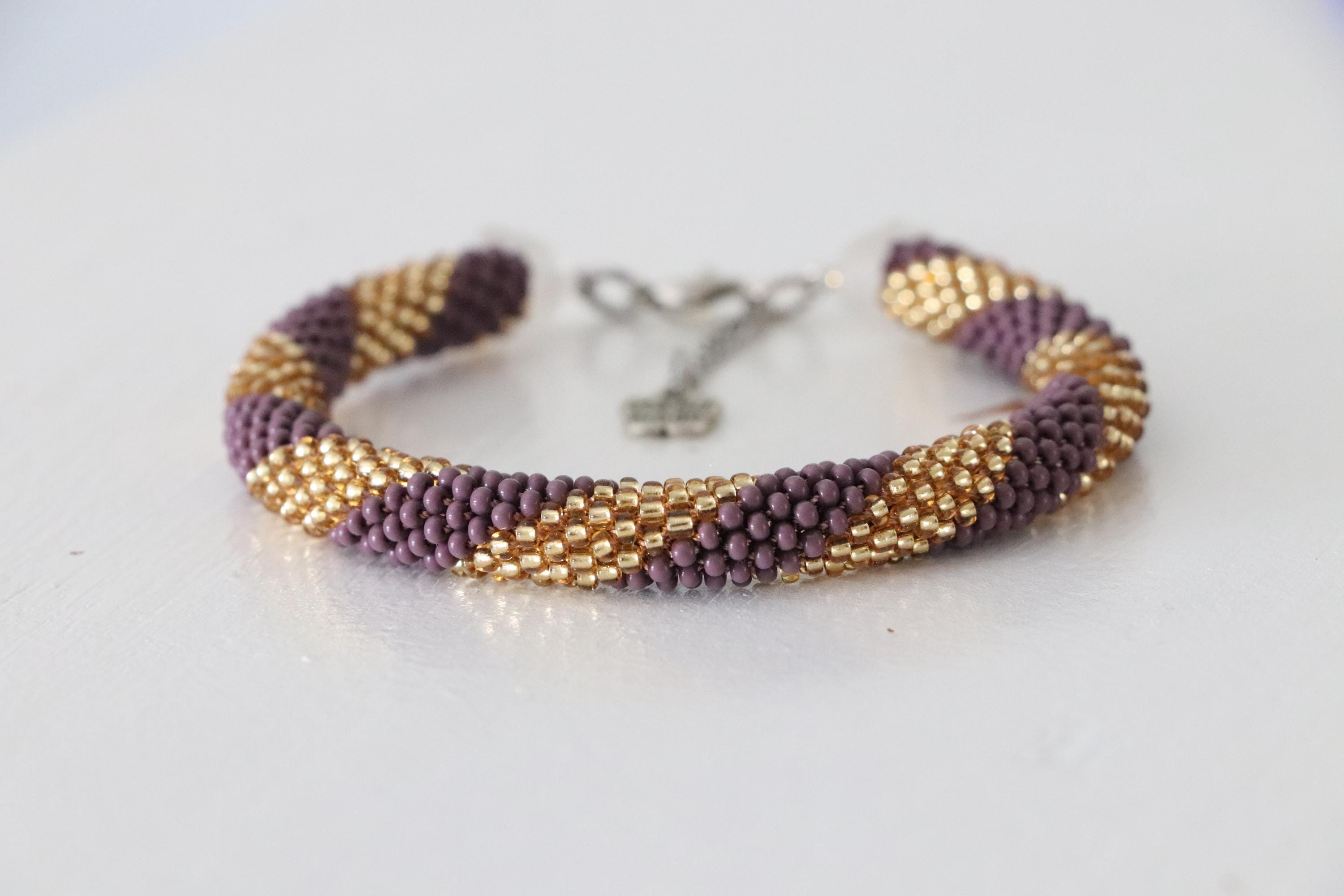 Hand-Crocheted Spiral Bracelet