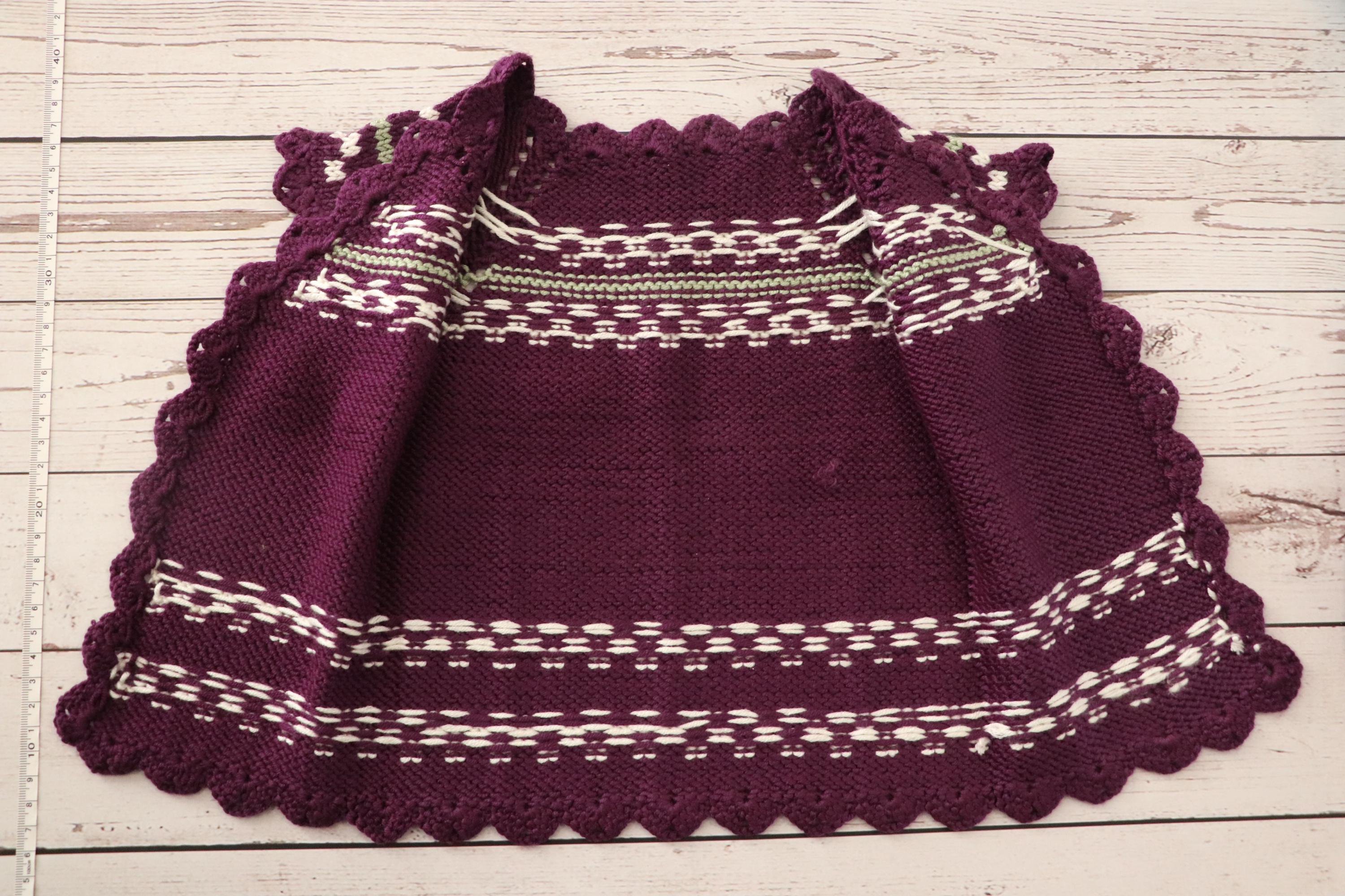 Hand Knitted Baby Girl Vest 6–9 Months Anti Pilling Himalaya Yarn