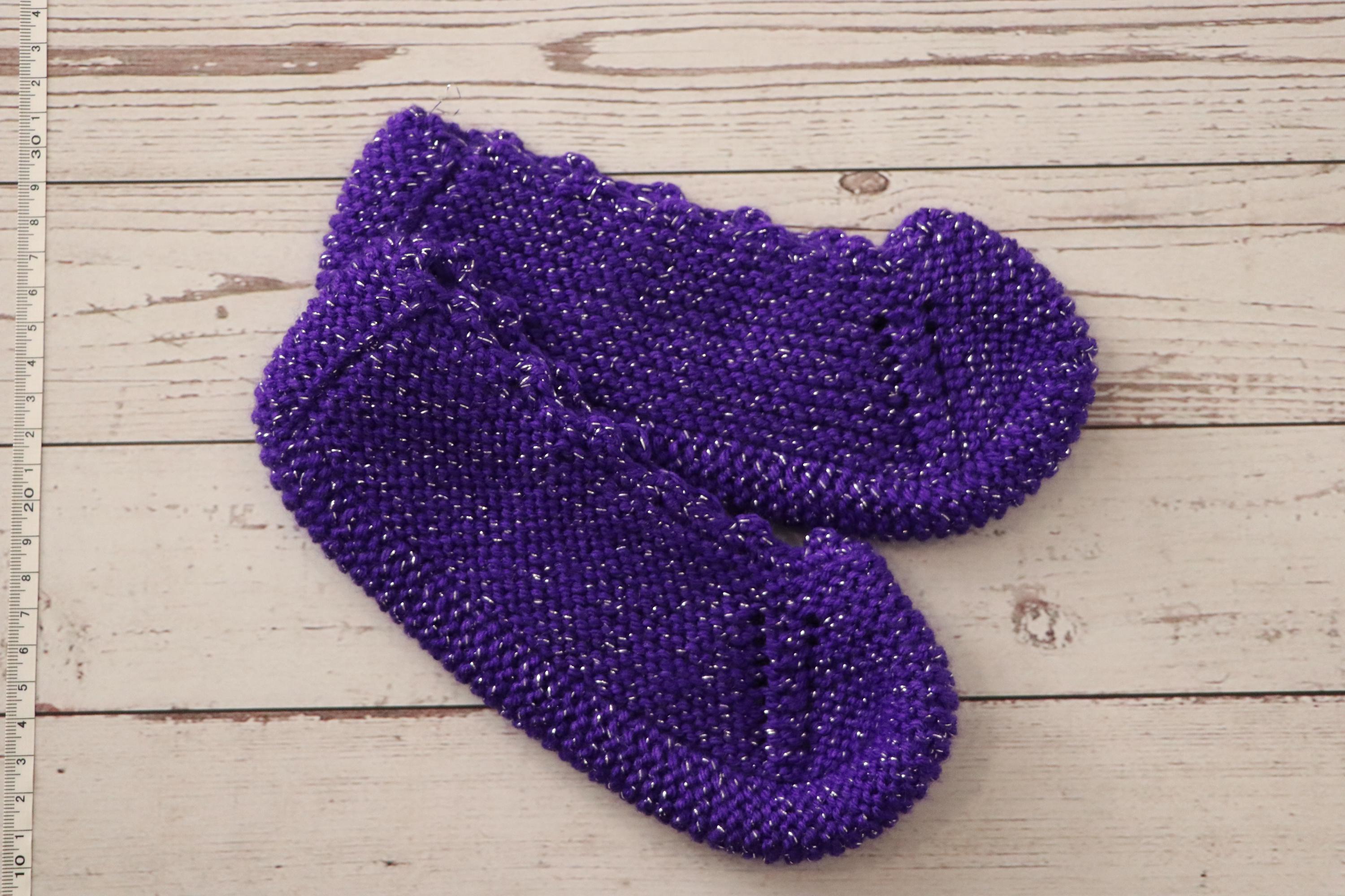 Hand Knitted Slippers Size 36–38