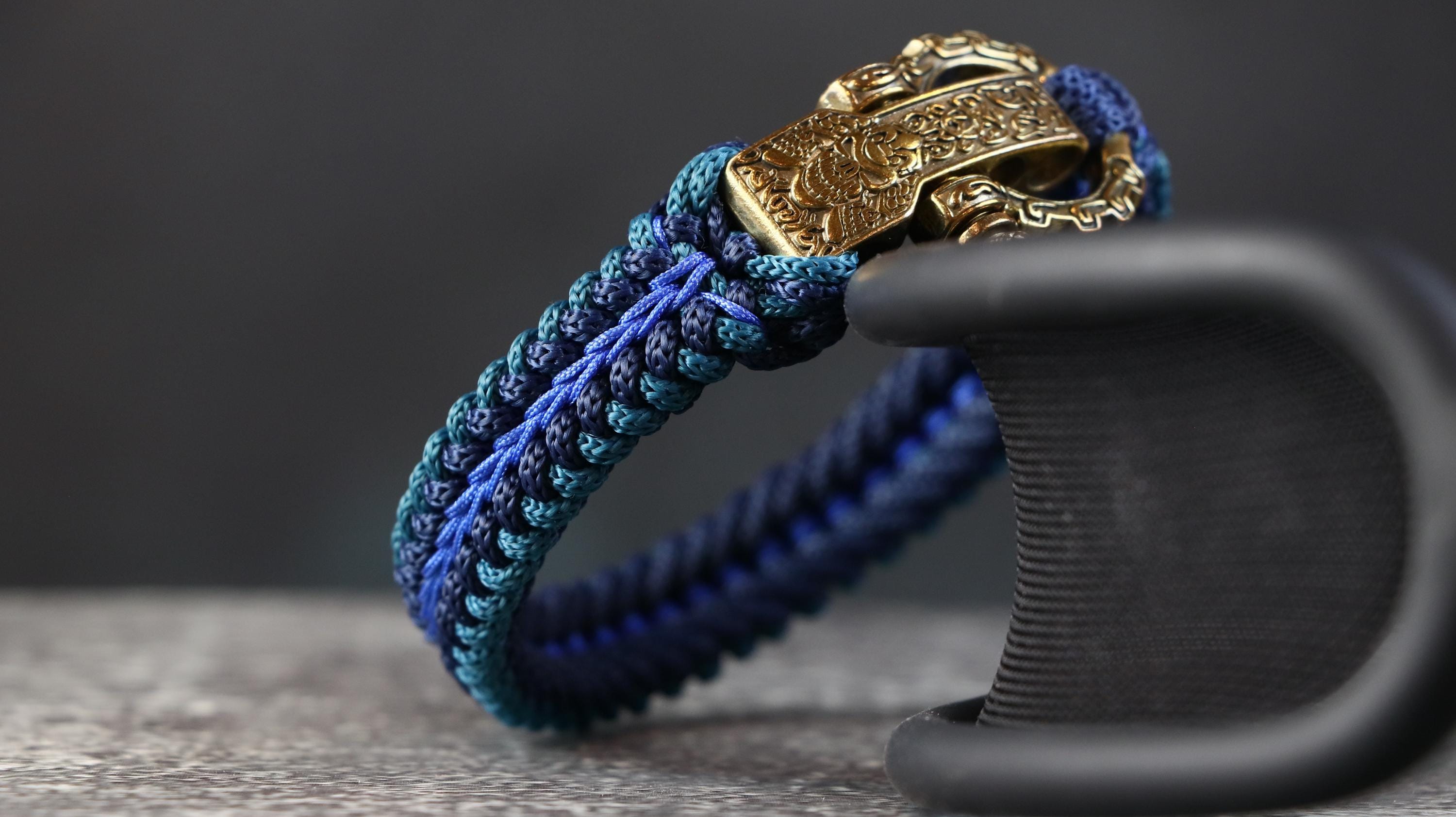 Handmade Blue Tones Men’s Bracelet