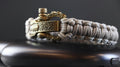 Handmade Light Gray Ash Color Men’s Macrame Bracelet