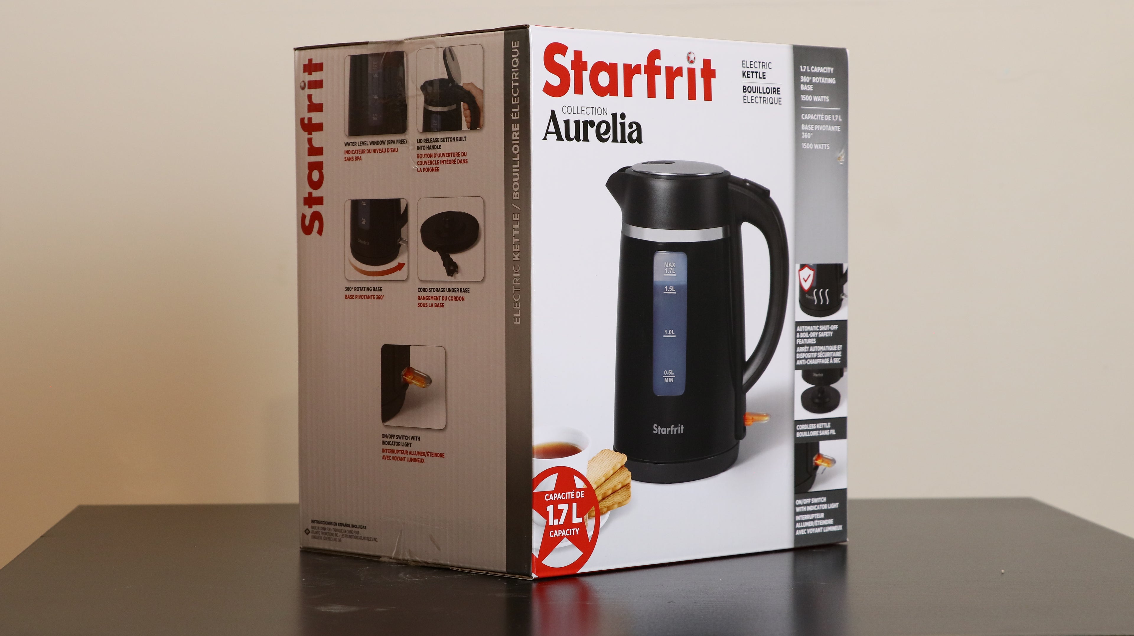 Starfrit Aurelia Electric Kettle 1.7L Calgary
