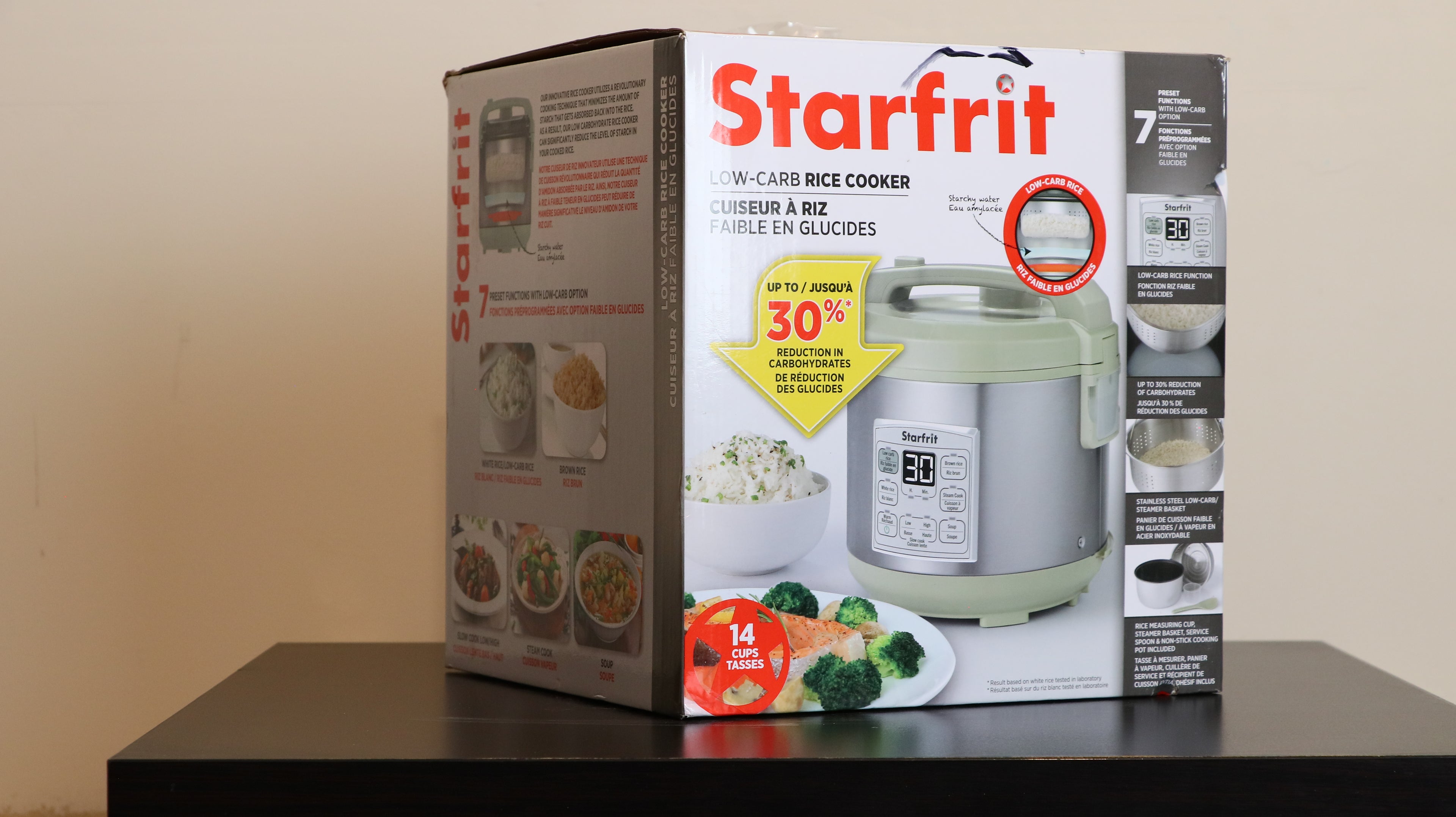 Starfrit Low-Carb Rice Cooker 14 Cup | Digital Multi-Function Cooker Calgary