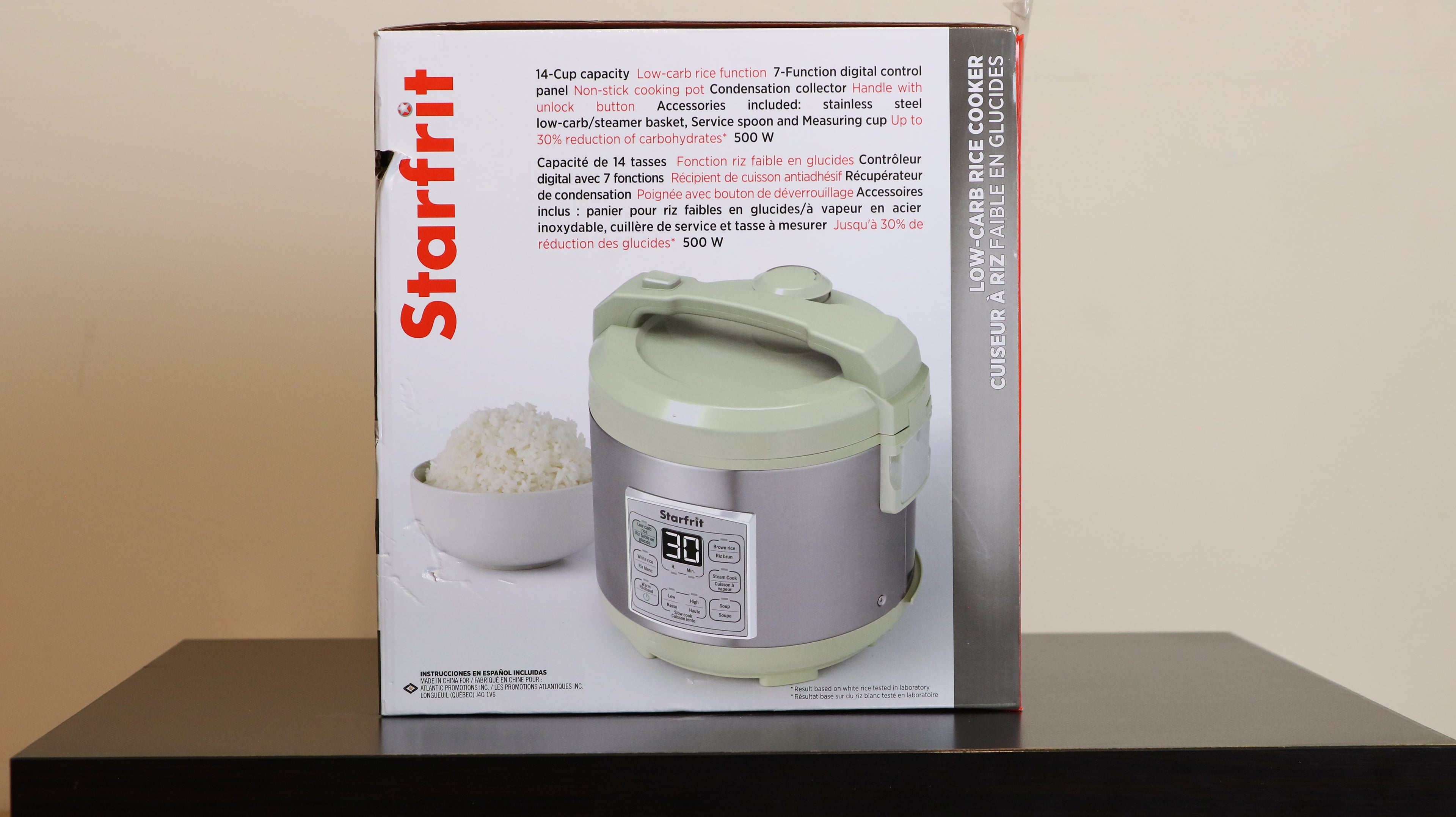 Starfrit Low-Carb Rice Cooker 14 Cup | Digital Multi-Function Cooker Calgary
