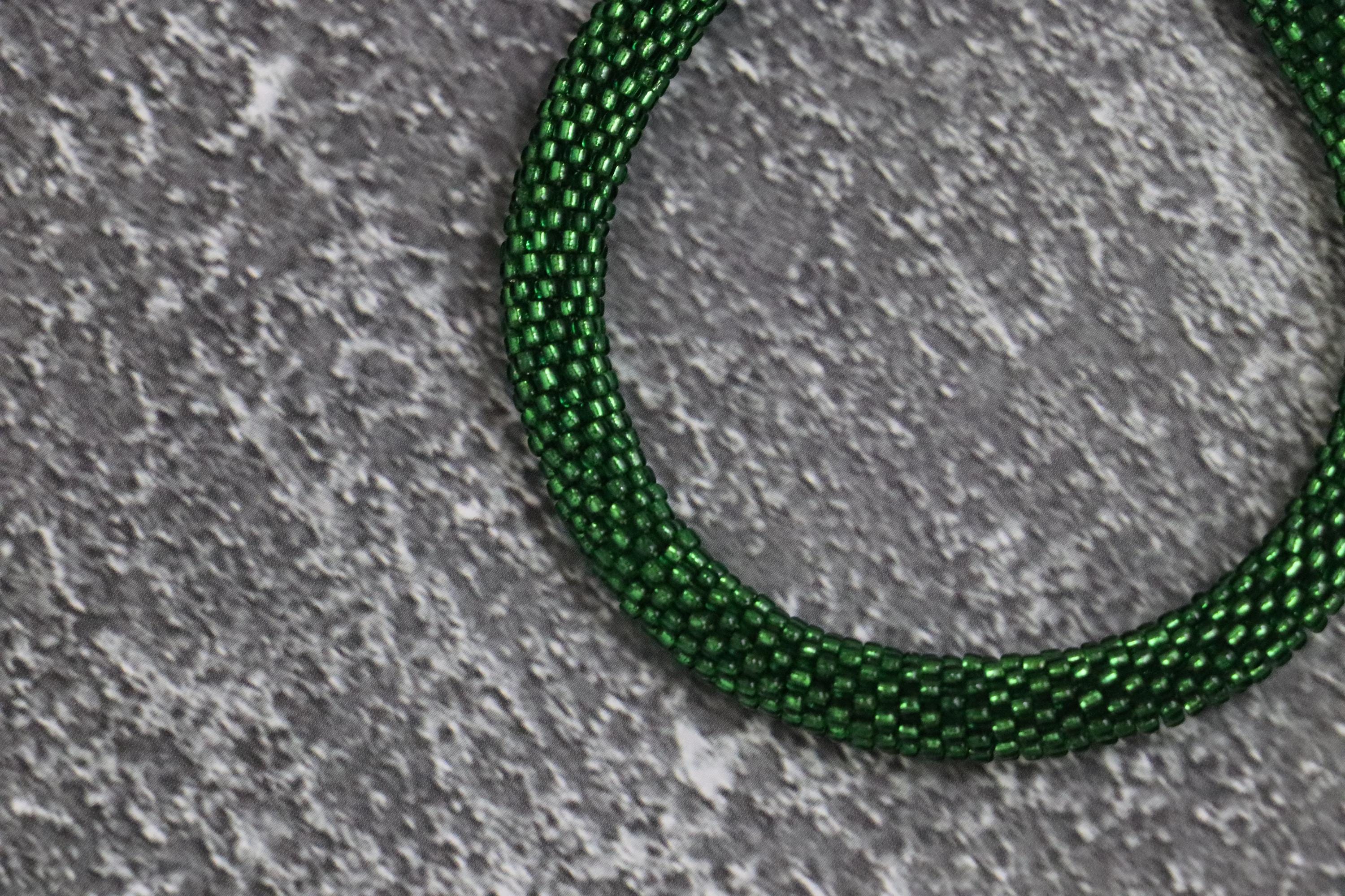 Light Green Seed Bead Bracelet