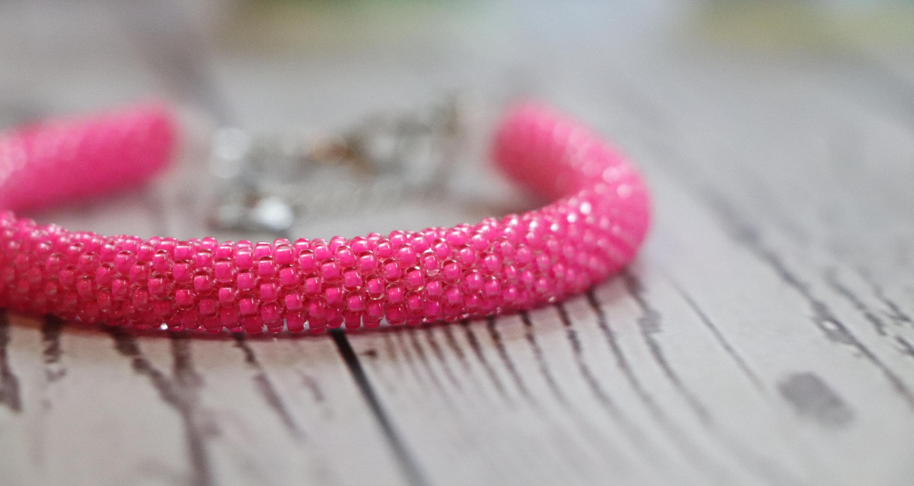 Neon Pink Bracelet