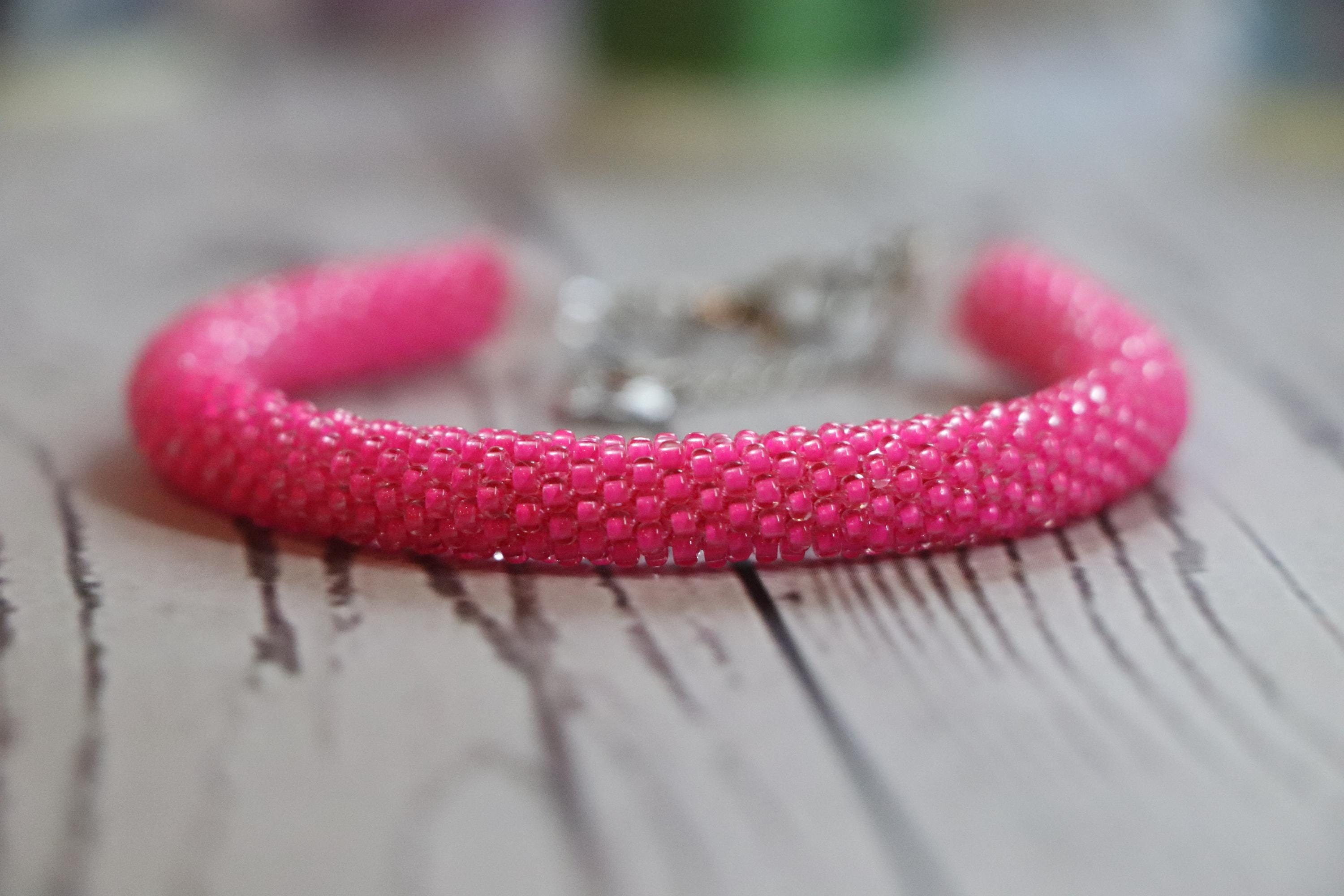 Neon Pink Bracelet