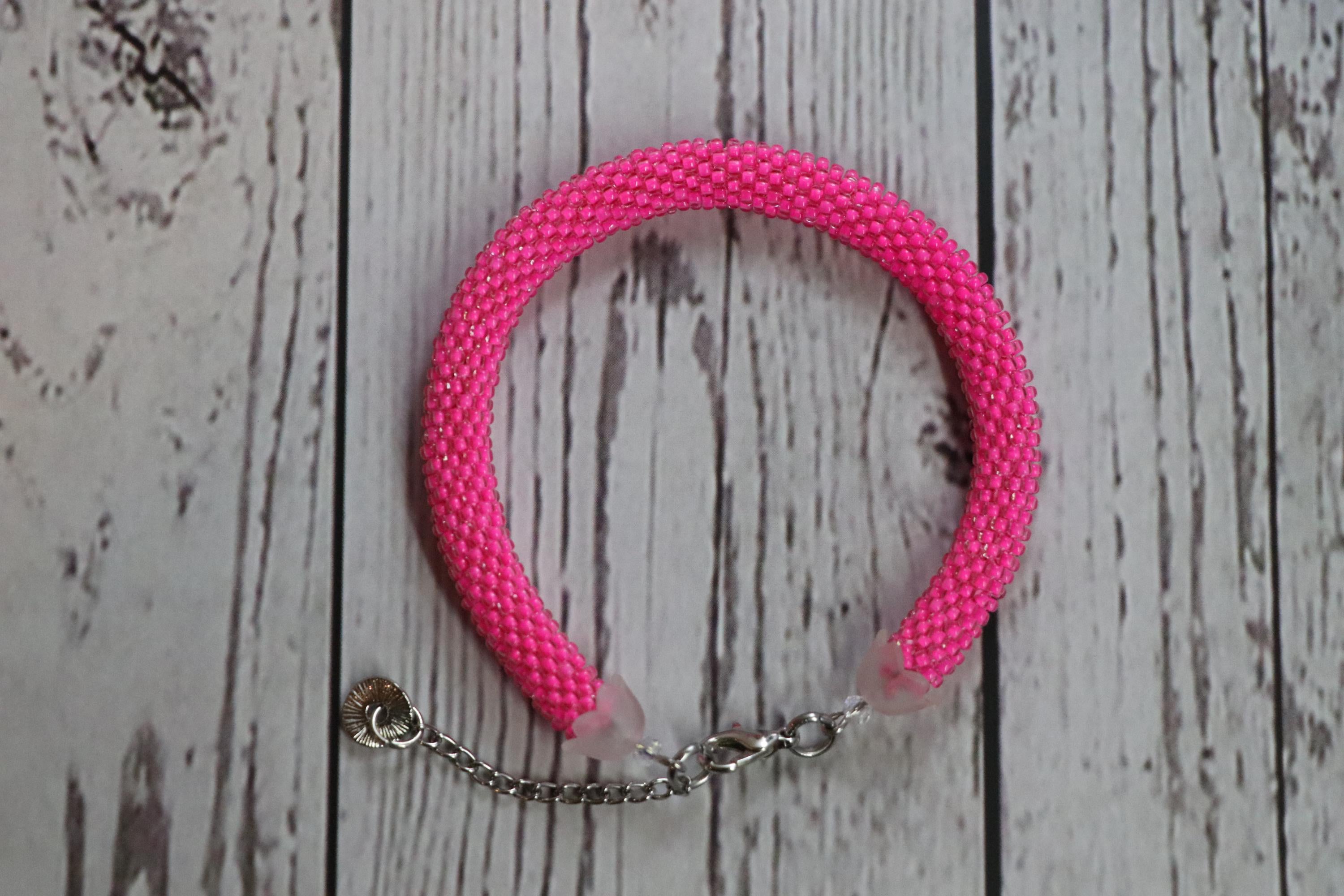 Neon Pink Bracelet