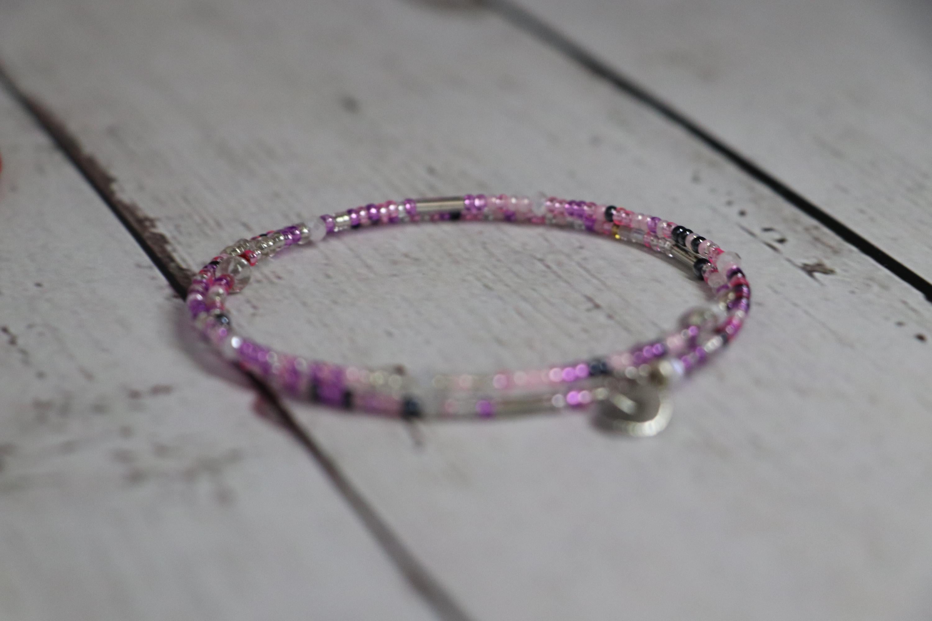 Pink Tones Unisex Bracelet Set 005