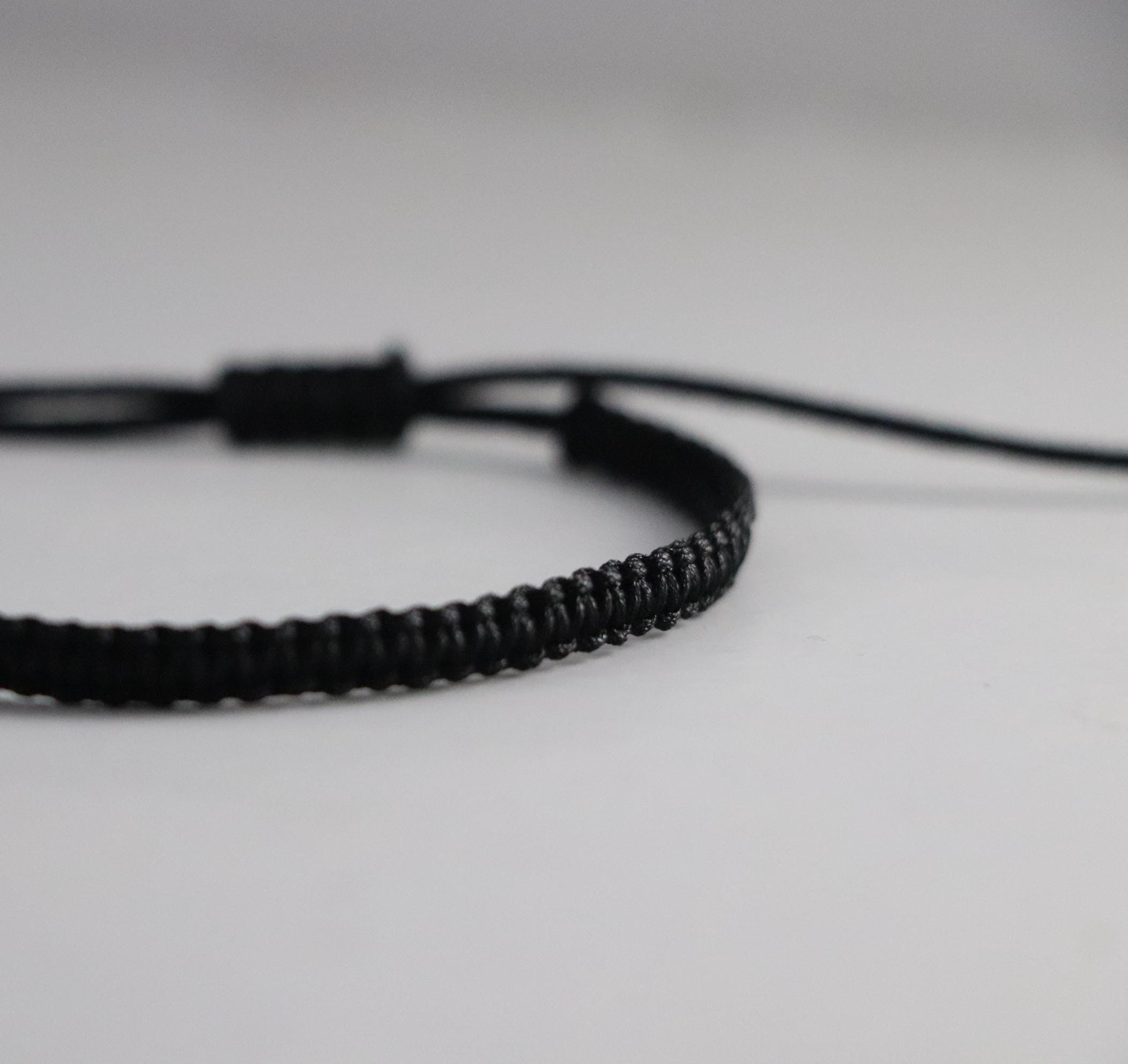Silver & Black Unisex Triple Bracelets Set 008