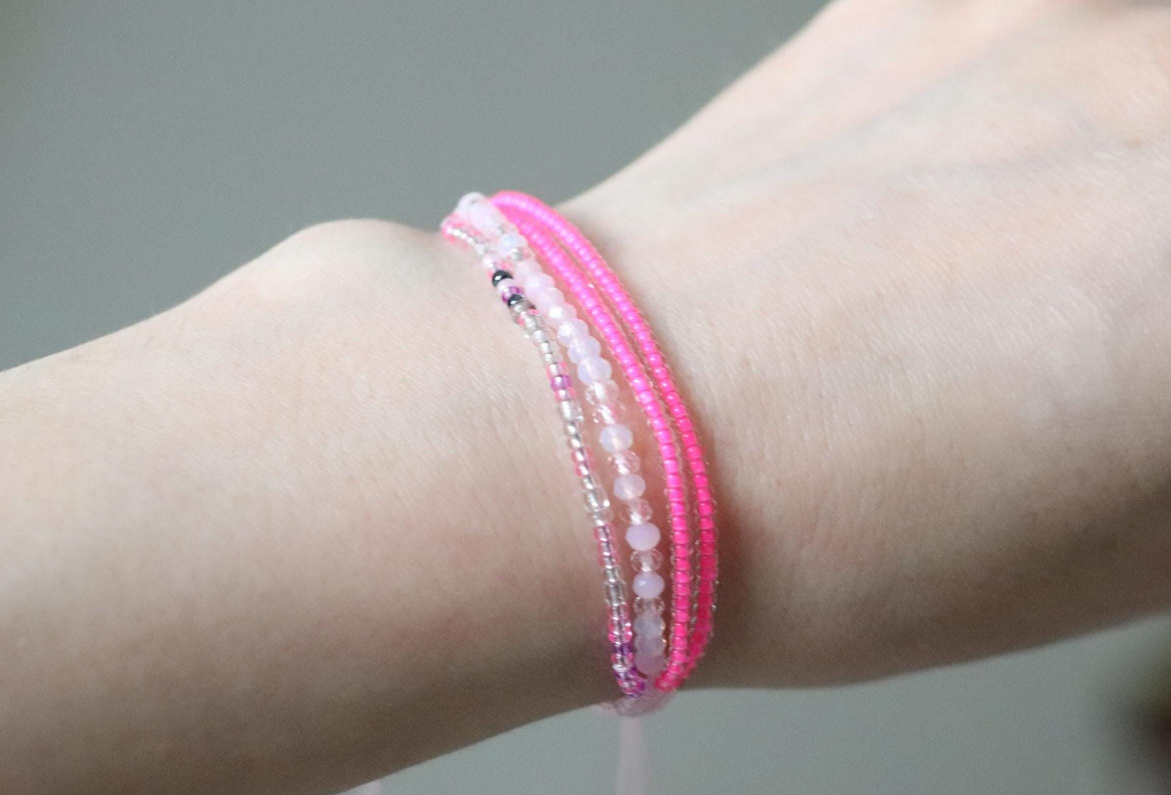 Soft Pink Bracelet Set