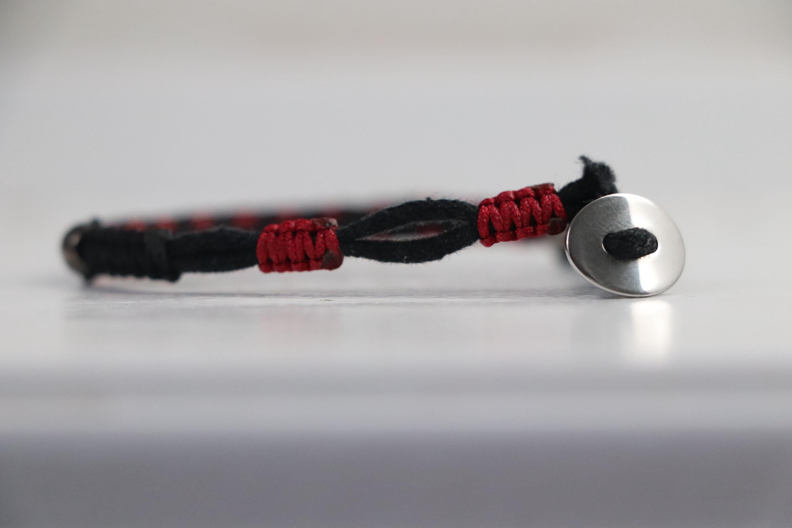 Triple Black Unisex Bracelet Set 001