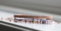 Triple Layer Macrame Bracelet – Handmade with Two Types of Beads