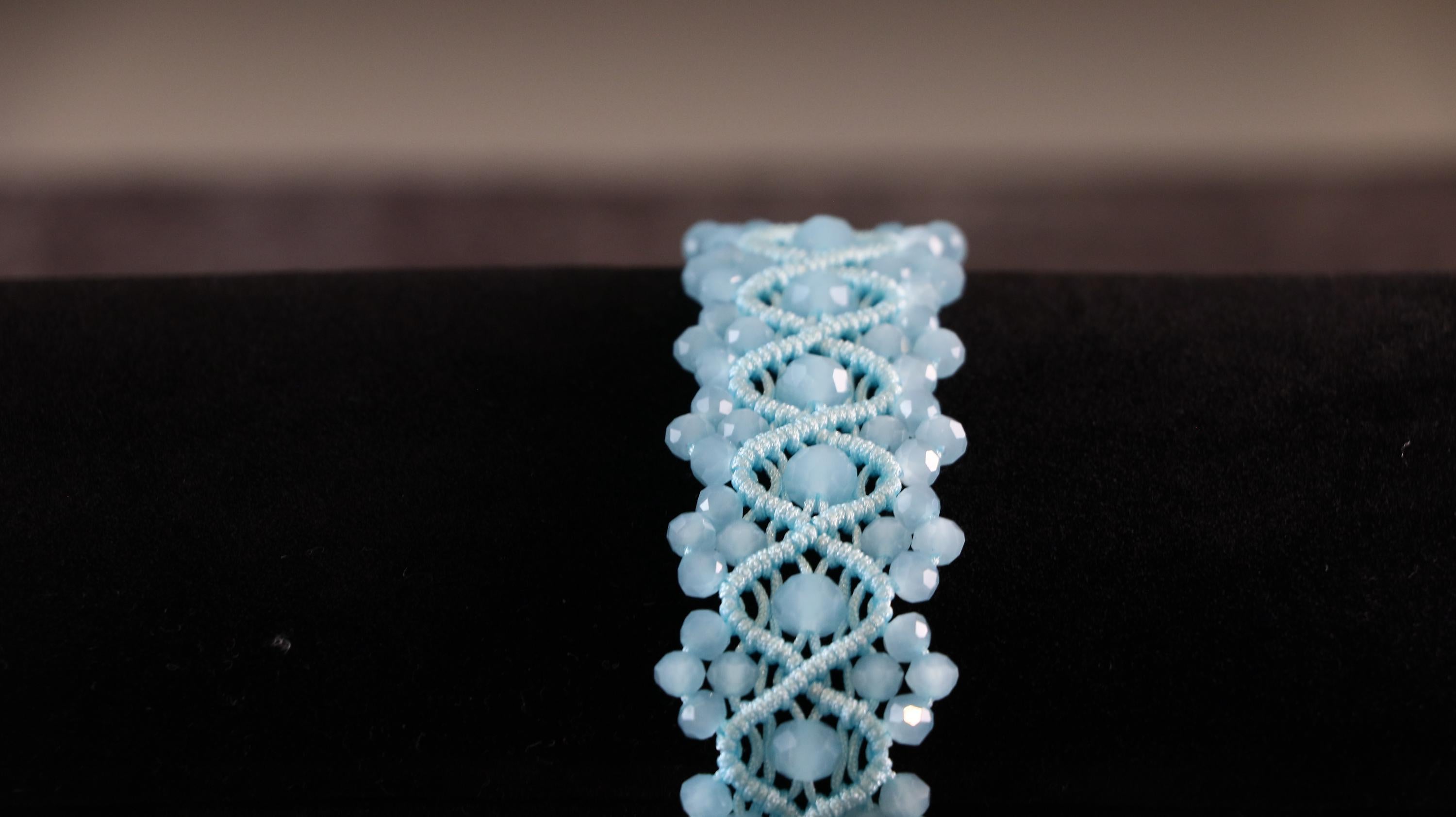 Turquoise Macrame Bracelet for Women