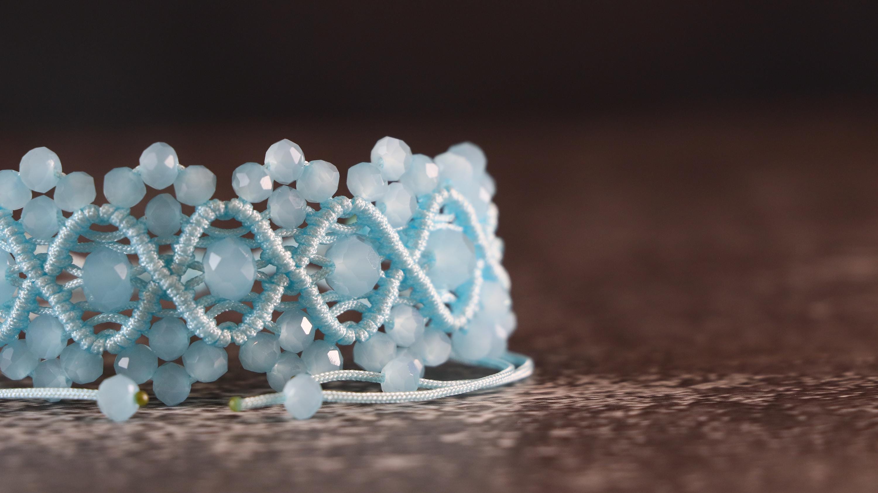 Turquoise Macrame Bracelet for Women