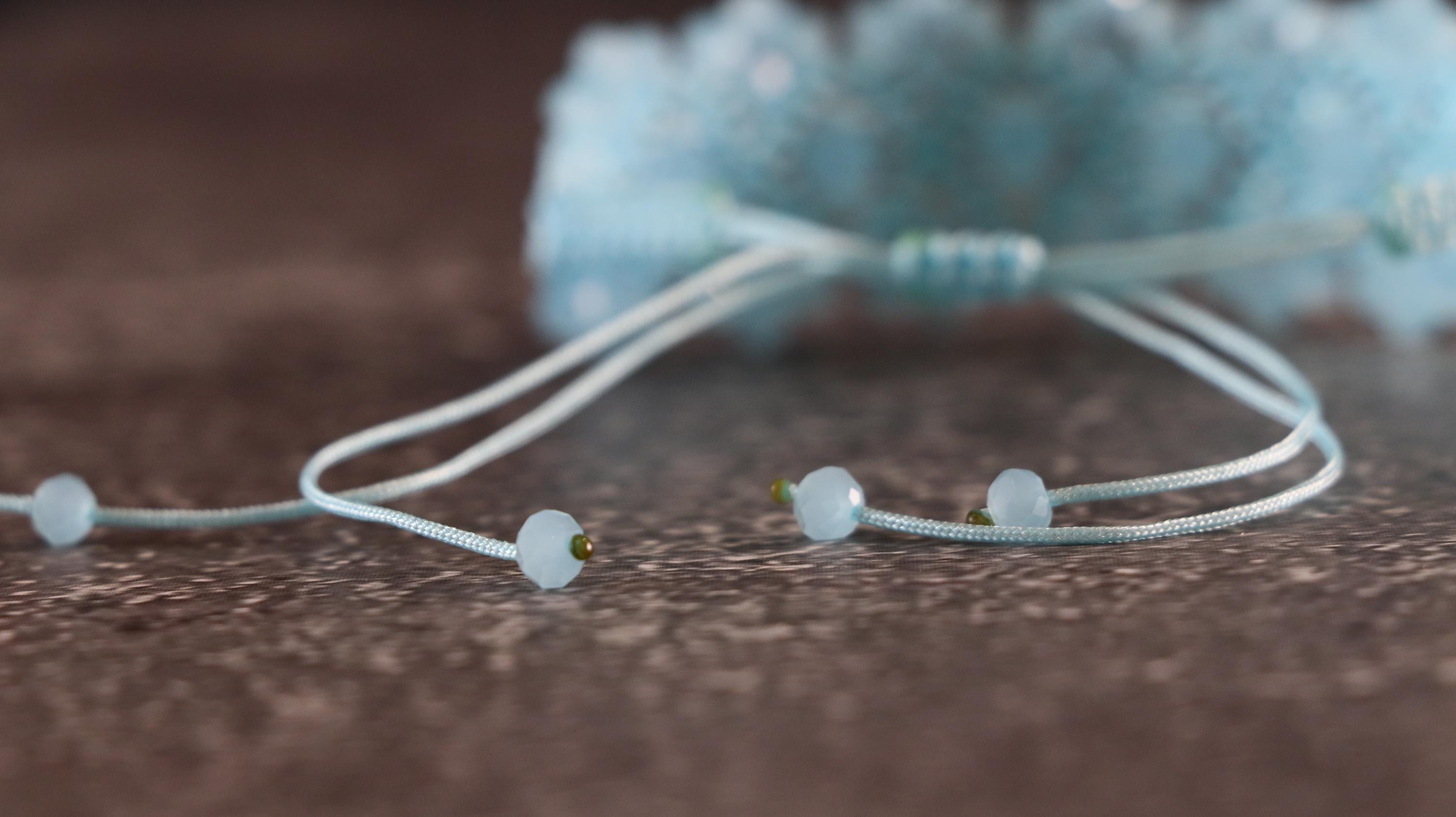 Turquoise Macrame Bracelet for Women
