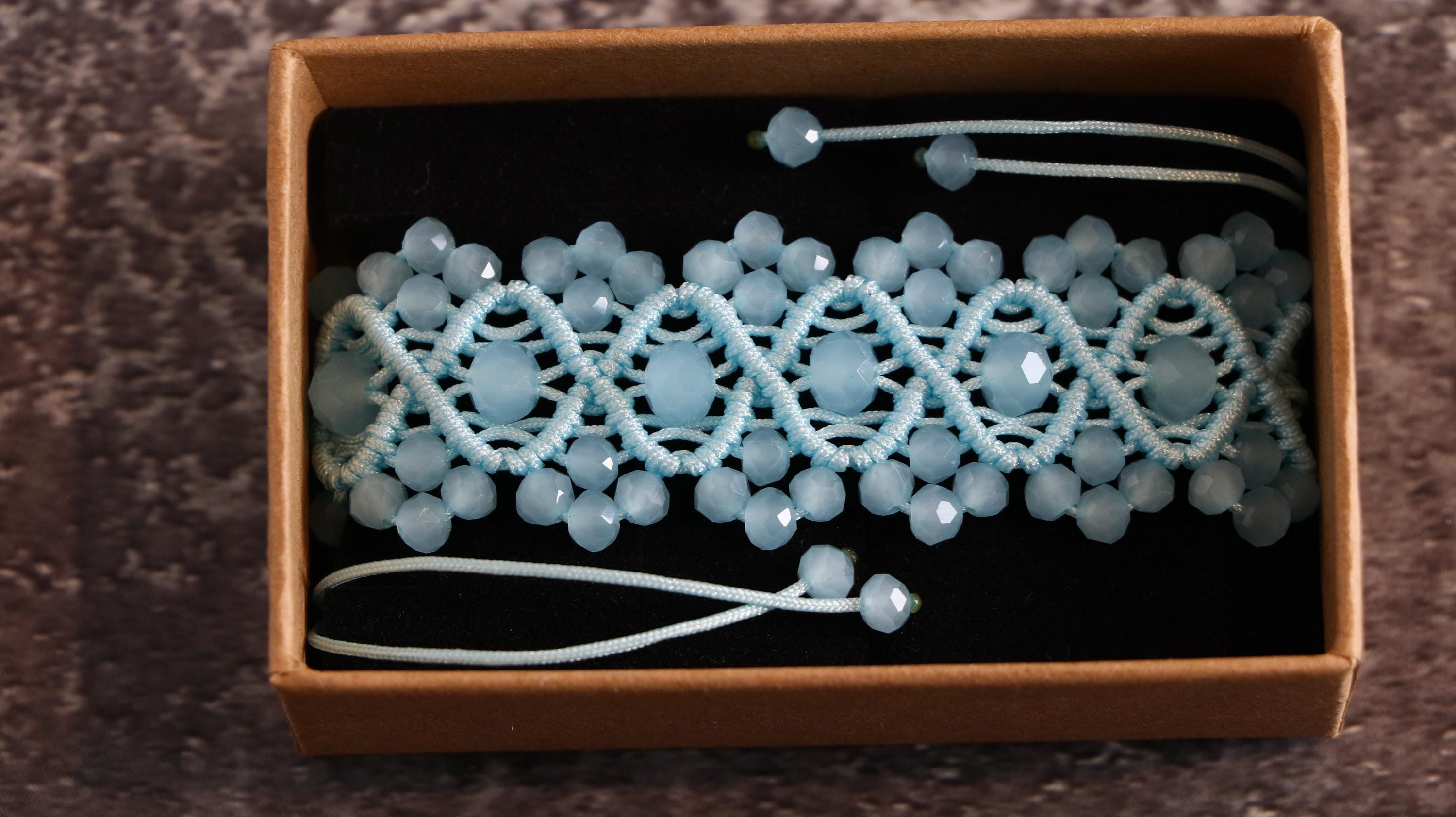 Turquoise Macrame Bracelet for Women