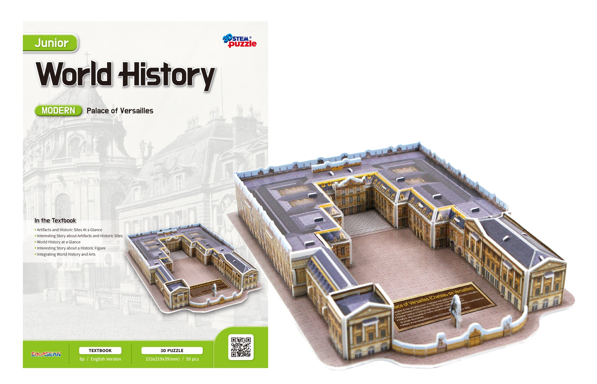 Palace of Versailles 3D STEM Puzzle for Kids – World History Educational Model
