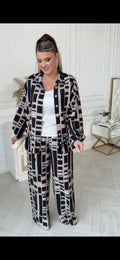 Elegant Geometric 3-Piece Women’s Set