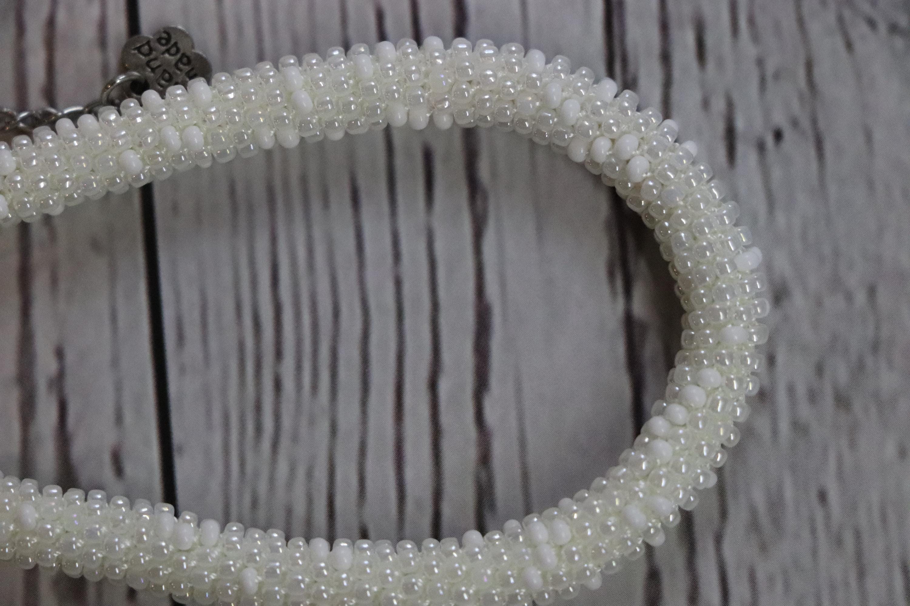 White Handmade Bracelet