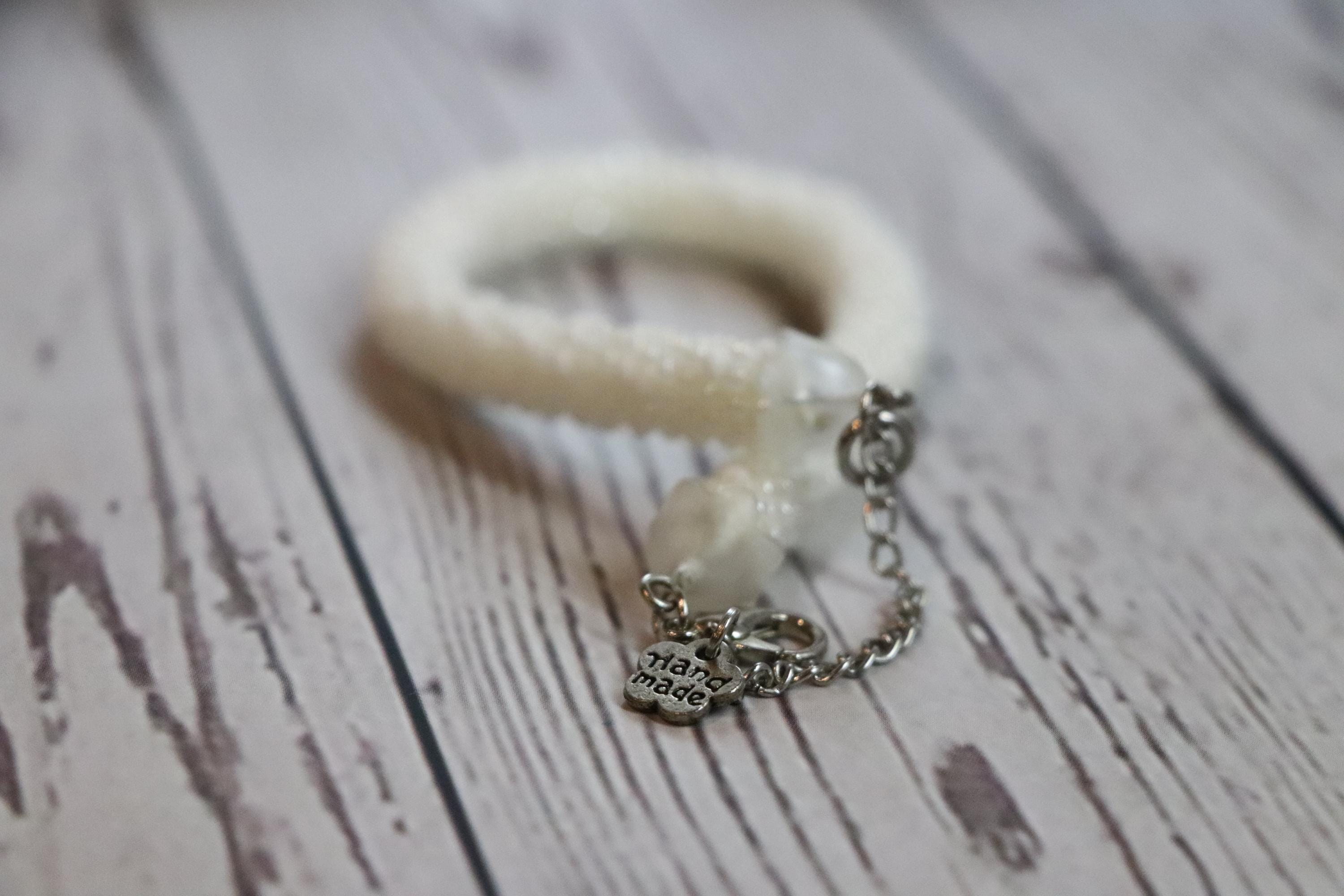 White Handmade Bracelet