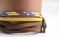 Yellow-Brown Unisex Bracelet Set 009