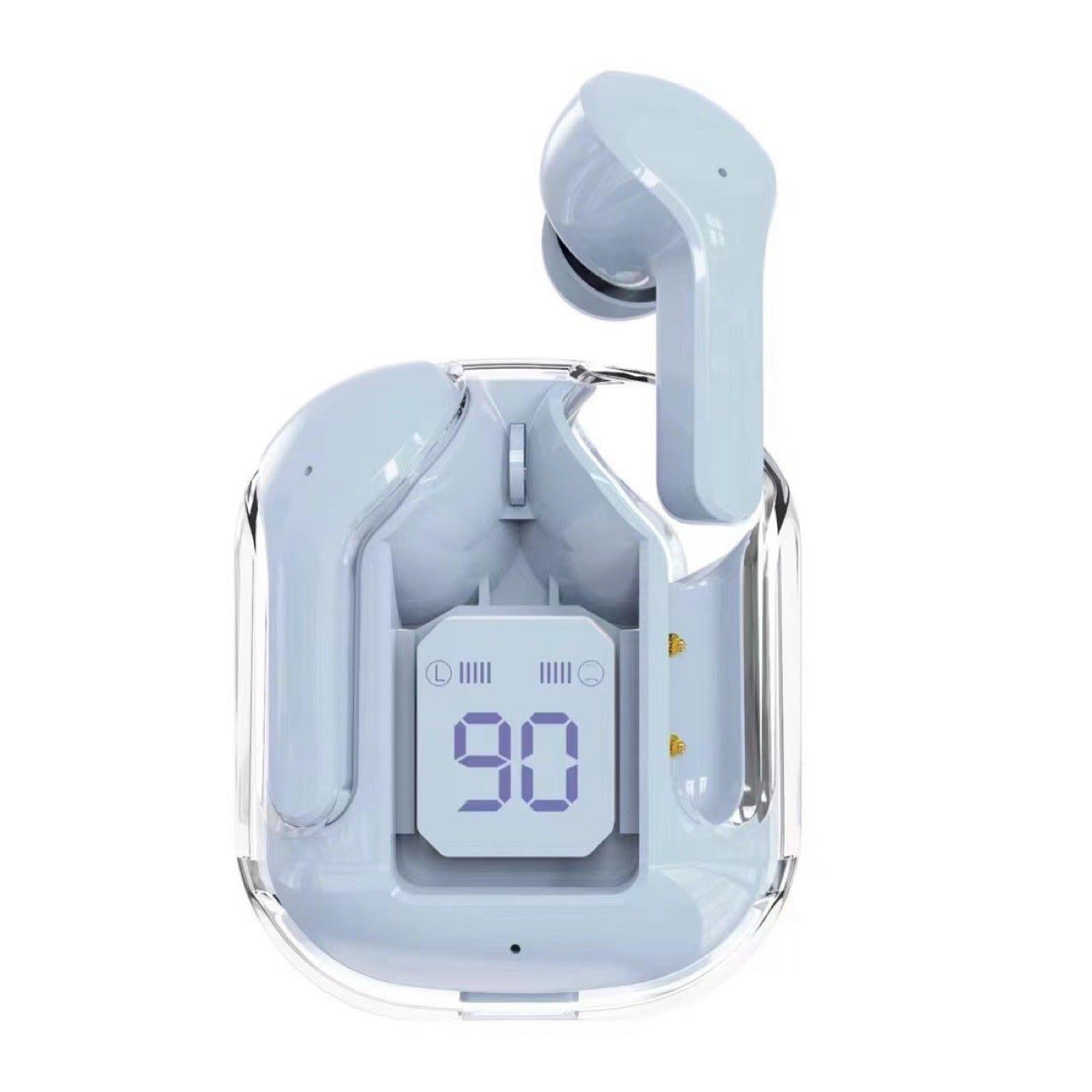 Transparent Bluetooth Earbuds – ENC Noise Cancelling Wireless Earphones