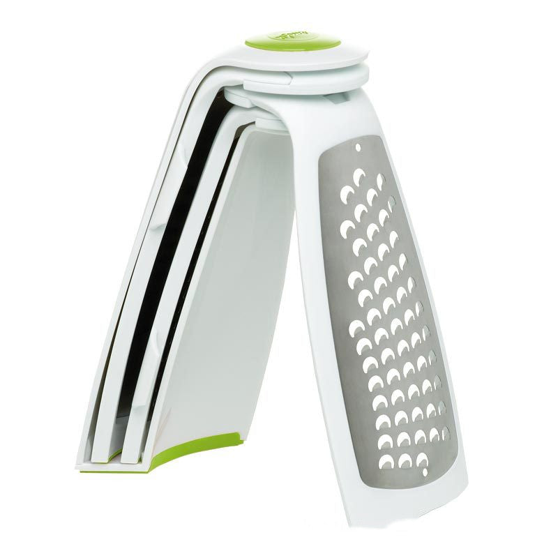 Collapsible Box Grater – Foldable Kitchen Cheese & Vegetable Grater Tool