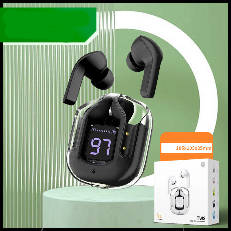 Transparent Bluetooth Earbuds – ENC Noise Cancelling Wireless Earphones
