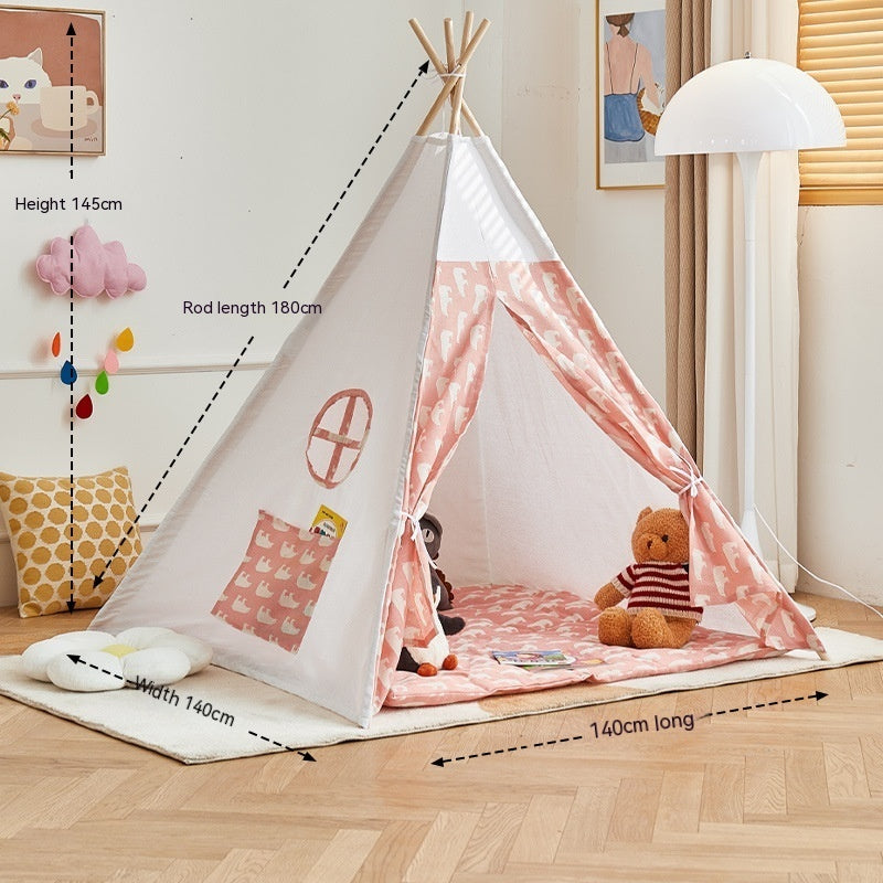 Kids Indoor Play Tent – Princess Castle Playhouse for Children