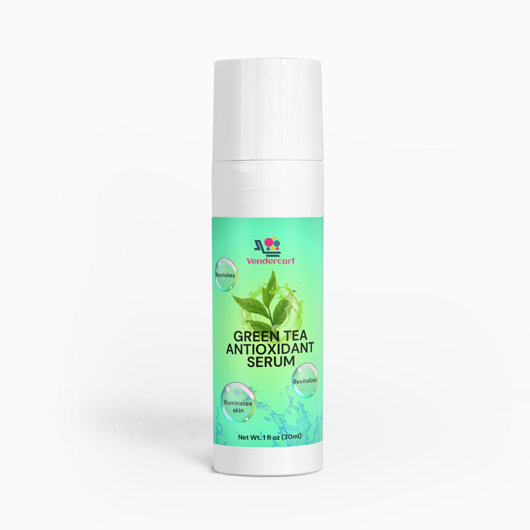 Green Tea Antioxidant Face Serum – Hydrating & Brightening Skin CareSkin